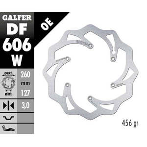 Galfer Wave Disco freno anteriore CNC Dirt Bike parti per Husaberg FE 501 13-14 realizzato in acciaio inox acciaio inox PC - Product Image 1
