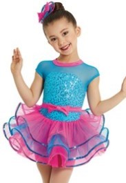 OEM 댄스 의상 소녀 핑크 스팽글 발레 레오타드 투투 의상 여성 재즈 모피 원피스 깃털 무대 댄스 간략한 댄스 원피스 - Product Image 5