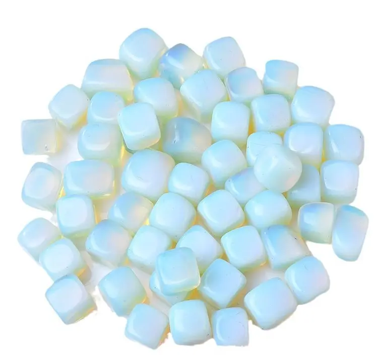 Calidad superior Opalite Tumbled Stone Propiedades curativas Blue Opalite Palm Stone Pink Opalite Tumble para la venta al por mayor