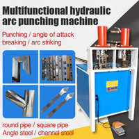 Machine automatique de perçage de trous en acier inoxydable Presse hydraulique Poinçonneuse de tubes en métal pour la construction