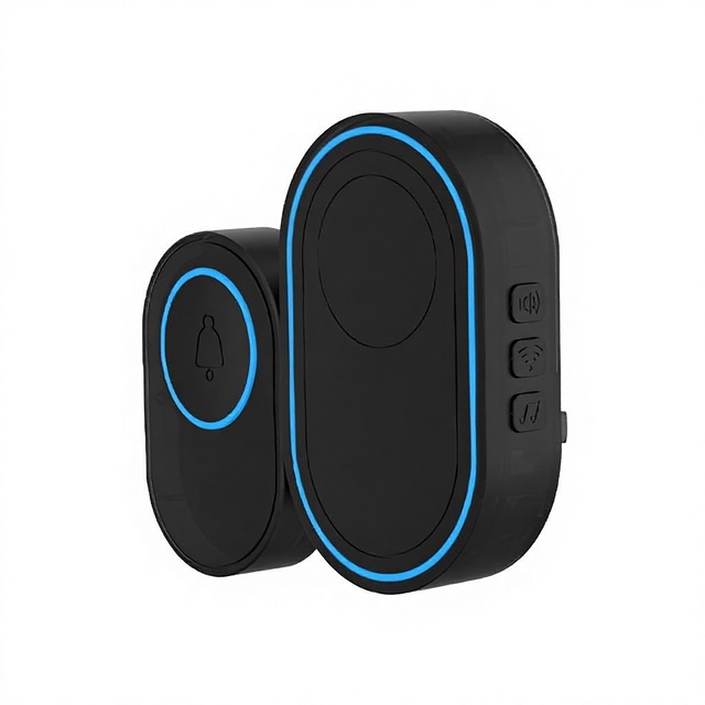 Amazons Choice Plug-In Indoor Wireless Doorbell Electronic Remote Control Long-Range Anti-Theft Five-Level Volume Door Chime
