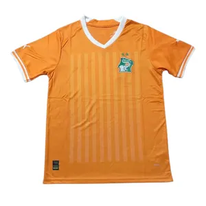 رشاش مخصص للشحن ملابس كرة القدم برو العاج ساحل جيرسي تي شيرت كرة القدم الأصلي للساحل العاجي