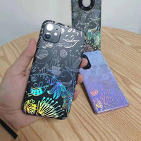 Fonlyu Protector de Pantalla Transparente, Micas para Teléfono, Adhesivos Impermeables con Relieve Láser 3D para Máquina de Corte