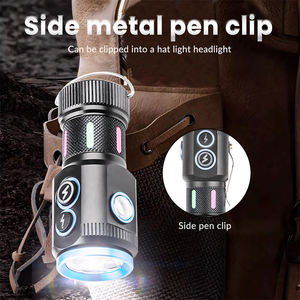 Linterna de Alta Intensidad, Mini Linterna Pequeña para Exteriores, Carga Magnética, Mini Linterna LED Portátil - Product Image 3