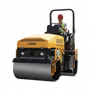 3 Ton Road Compactor Ce Certified Diesel Gasoline Asphalt Rollers Export To Greece