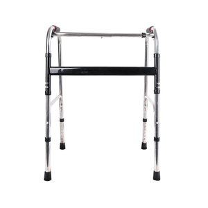 Andador de Acero Inoxidable para Discapacitados, Silla de Ruedas Ajustable en Altura, Plegable, 1 Año de Garantía, Ayuda para Caminar y Rehabilitación para Personas Mayores - Product Image 3