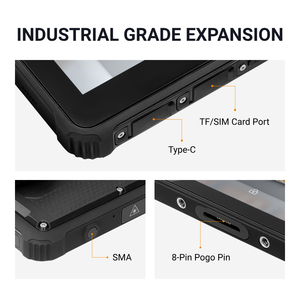 Tablette industrielle robuste Android H81 MTK Octa Core 4G WiFi, écran tactile étanche IP68, lecteur de codes-barres, 8+256 Go, sécurité publique - Product Image 4