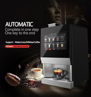 Desktop Fresh Ground Coffee Vending Machine Instant Coffee Fully Automatic with Touch Screen