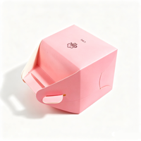 Boîte à gâteau en carton de qualité alimentaire, portable et réutilisable, pour bonbons, pâtisseries, cupcakes, emballage de boulangerie avec poignées