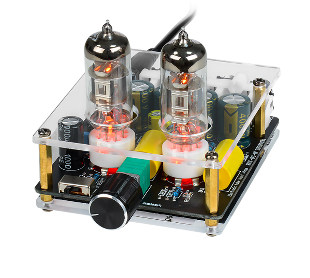 Apgraded 6K4 Tube Preamplifier Amplifiers HiFi Tube Preamp Bile Buffer Audio Amp Speaker Sound Amplifier Home Theater DIY