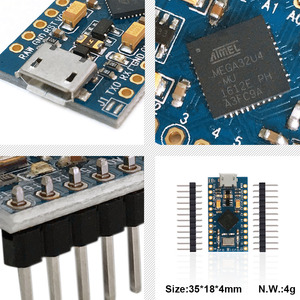 Pro Micro Development Board 3.3V 16MHZ Control Board for <strong>Arduino</strong> Atmega32U4 - Product Image 5