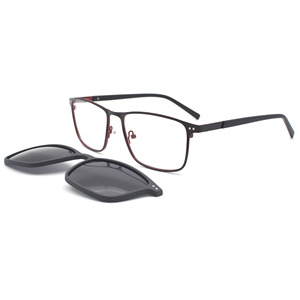 HIGO 9271 Nuevas <span class=keywords><strong>Gafas</strong></span> con <span class=keywords><strong>Clip</strong></span> <span class=keywords><strong>Magnético</strong></span> <span class=keywords><strong>para</strong></span> Hombre, Montura Óptica <span class=keywords><strong>para</strong></span> Prescripción, <span class=keywords><strong>Gafas</strong></span> Rectangulares con <span class=keywords><strong>Clip</strong></span> Polarizado <span class=keywords><strong>para</strong></span> Hombre - Product Image 1