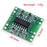 PAM8403 module carte d'amplification Super numérique 2x3W classe D carte d'amplification numérique potentiomètre de commutation efficace