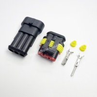 TYCO AMP 282080-1/282104-1, 2 pines, conector automático de 2 pines, enchufe de cable automotriz impermeable para coches eléctricos