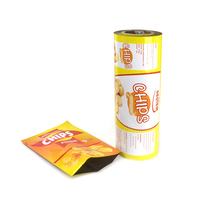 Flexibele Verpakking Sachet Thermische Laminering Film Aluminiumfolie Aardappelchips Verpakking Rolfolie Voor Voedselverpakking