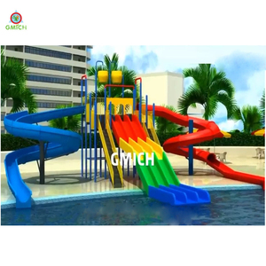 Ngoài trời công viên nước sân chơi nhà sản xuất Trung Quốc trực tiếp nhà máy thiết kế FRP sợi thủy tinh nước chơi Thiết bị trẻ em trượt nước - Product Image 3