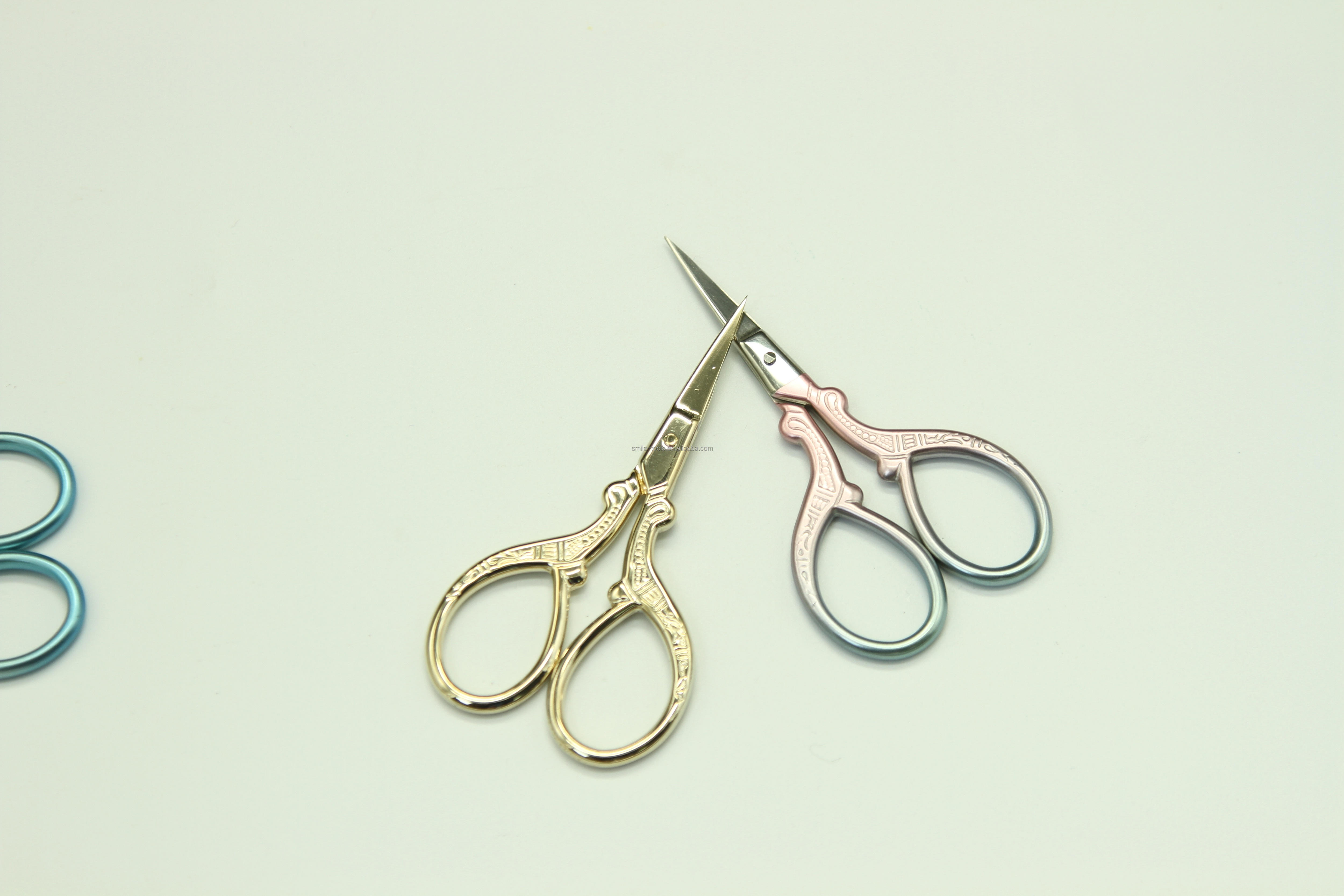 不锈钢迷你经典刺绣剪刀手工缝制剪刀