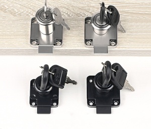 Modern <b>Key</b>-Unlockable Alloy Plastic Office Desk <b>Cabinet</b> <b>Lock</b> <b>for</b> Wardrobe Door Exterior Drawer-<b>for</b> Bedroom Supermarket Furniture - Product Image 6