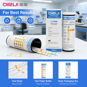 Solution de Précision Supérieure : Bandelettes de Test Sanguin et Urinaire à 5 Paramètres (Glucose, pH, Protéines, Cétones) pour Laboratoire Médical - Product Image 3
