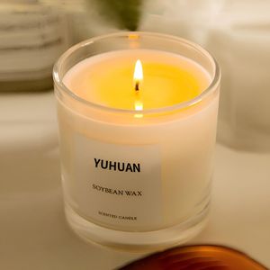 Ready Stock Essential Oil Soy Wax Glass Scented <b>Candles</b> Bedroom Home Decor Gift Box Souvenir - Product Image 6