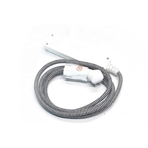 3 cửa hàng 2USB Trạm Sạc 3ft nhiệm vụ nặng nề bện dây mở rộng máy tính để bàn điện dải phẳng cắm 15Amp đồng PVC ổ cắm - Product Image 6