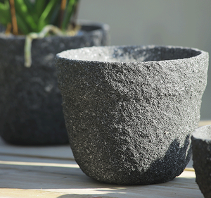 Serie de macetas de hormigón, elegante y versátil, pintura a mano, <span class=keywords><strong>piedra</strong></span> de imitación, óxido, contenedor cuadrado para plantas para el hogar - Product Image 3