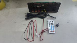 บอร์ดเครื่องขยายเสียง 300W โมดูลแอมป์รถยนต์ พร้อมไมโครโฟนคู่ โมดูลซับวูฟเฟอร์ 1CH HIFI สเตอริโอ พาวเวอร์แอมป์ ขนาดเล็กสำหรับรถยนต์ - Product Image 4