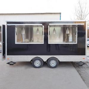 Remorque de nourriture mobile Chariot à hot-dog Barbecue à gaz en crêpe Camion de nourriture mobile à vendre - Product Image 2