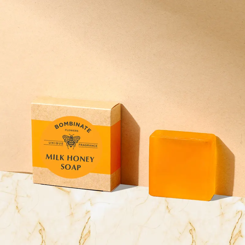 Grosir sabun madu organik buatan tangan alami pelembab wajah bersih sabun cuci badan sabun madu