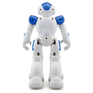 Robot télécommandé intelligent SJY-R2 bleu, programmable, avec détection de geste, jouets de danse, affichage automatique, robot éducatif RC - Product Image 3
