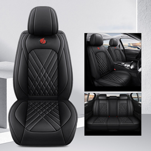 Set Completo di <span class=keywords><strong>Coprisedili</strong></span> in Pelle di Lusso <span class=keywords><strong>per</strong></span> Auto, Resistenti ai Graffi, Ordini all'Ingrosso Accettati, Logo Personalizzabile - Product Image 4