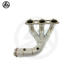 Collecteurs d'échappement sportifs CSZ pour Porsche 911 991.1 GT3 991.2 GT3 4.0L avec bouclier thermique de compétition - Product Image 2