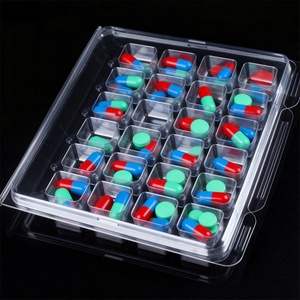 Factory Direct Disposable PET Cold Seal <b>7</b> Days Medicine Tray Clamshell Blister Packaging for Pills <b>Tablets</b> and Capsules - Product Image 2