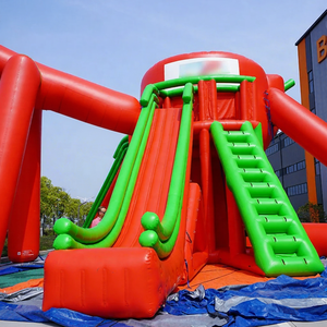 Toboggan aquatique <span class=keywords><strong>gonflable</strong></span> extérieur personnalisé avec tour <span class=keywords><strong>d</strong></span>'escalade géante par Cheer Amusement - Product Image 1