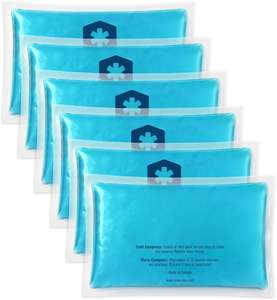 Paquetes <span class=keywords><strong>de</strong></span> Gel Frío <span class=keywords><strong>y</strong></span> Caliente Reutilizables, 3 Paquetes <span class=keywords><strong>de</strong></span> 5 Pulgadas, para Lesiones, Dolores <span class=keywords><strong>de</strong></span> <span class=keywords><strong>Cabeza</strong></span>, Articulaciones <span class=keywords><strong>y</strong></span> Reducción <span class=keywords><strong>de</strong></span> la Fiebre, Paquete <span class=keywords><strong>de</strong></span> 6 - Product Image 1