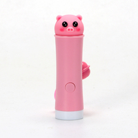 Nouvelle lampe de poche projecteur mini motif animaux mignons porte-clés mini projecteur