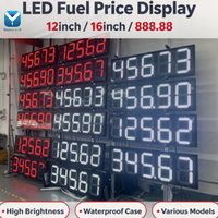 Module d'affichage des prix du gaz LED étanche IP65 pour extérieur, 8 pouces