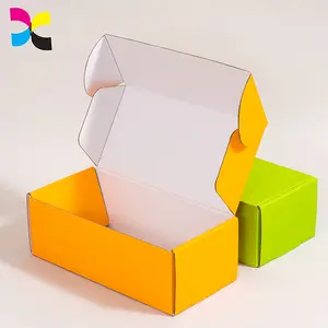 Custom Logo Corrugated Paper Gift Shipping Box Cardboard Shoe Underwear Packaging Boxes