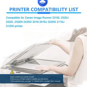 Toner vide NPG-28 GPR-18 C-EXV14 pour imprimantes IR2016 IR2018 IR2020 IR2025 IR2030 IR2120 – Rendement original 100% - Product Image 6