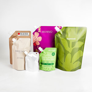 Custom Printed Foil Laminated Waterproof Aluminum Spout <b>Pouch</b> 100Ml Spout <b>Pouches</b> For <b>Drink</b> - Product Image 1