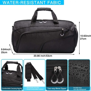Bolsa de Viaje Deportiva para Hombre, Bolsa de Mano Personalizada, Moderna, para Fin de Semana, Impermeable, con Compartimento para Zapatos - Product Image 4