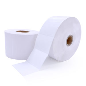 Couleur blanche <span class=keywords><strong>vierge</strong></span> A6 100x150 autocollant thermique brillant 4x6 pouces étiquettes auto-adhésives utilisées pour les enfants Photo et <span class=keywords><strong>facture</strong></span> de détail et texte - Product Image 1