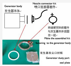 HJCLEAN Portable aerossol gerador gerador aerossol para sala limpa - Product Image 5