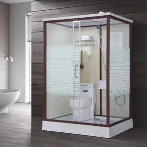 Socle de <span class=keywords><strong>douche</strong></span> en acrylique ABS RTA préfabriqué modulaire tout-en-un dosettes de salle de bain <span class=keywords><strong>cabine</strong></span> de salle de bain préfabriquée - Product Image 1