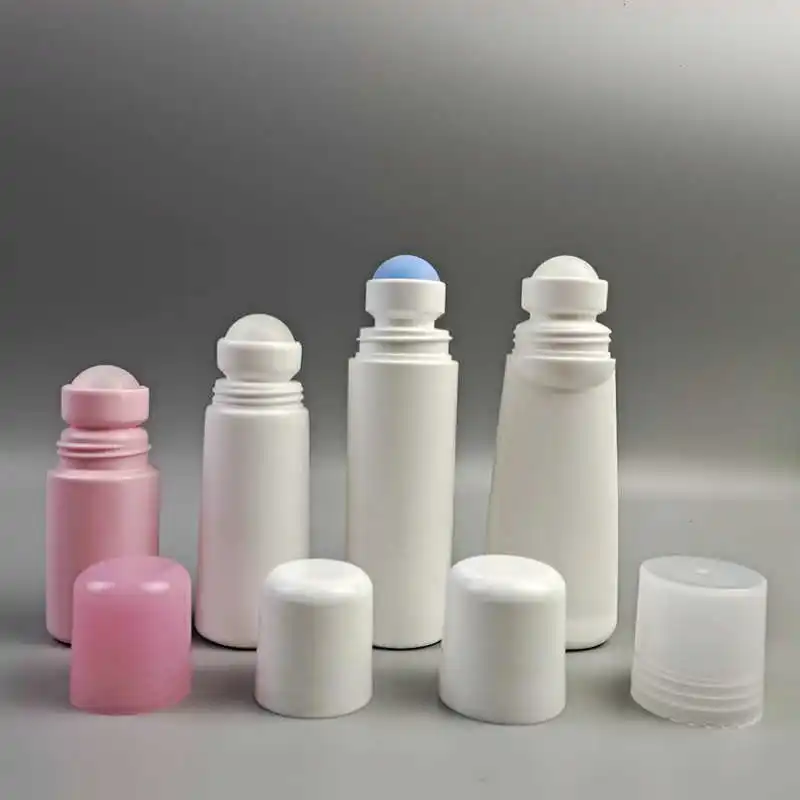 Пустая пластиковая бутылочка с роликом для парфюма эфирного масла высокого внешнего вида, 30 мл, 50 мл, 75 мл, 100 мл