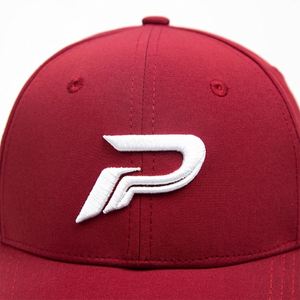 Gorra de Béisbol Personalizada con Logotipo Bordado en 3D, 100% Poliéster, Color Rojo, Estructurada, para Pickleball, con Correa Ajustable para Hombre - Product Image 4