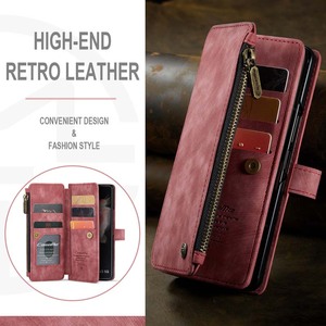 Nueva Cartera Multifuncional Retro <span class=keywords><strong>de</strong></span> Cuero con Soporte, Ranuras para Tarjetas, Bolsillo con Cremallera, Fundas para Teléfono para <span class=keywords><strong>Samsung</strong></span> <span class=keywords><strong>Galaxy</strong></span> Z Fold 4 5 6 - Product Image 3