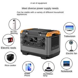Inverter Portatile LiFePO4 di Qualità Eccezionale, Alimentato a Energia Solare con MPPT, Onda Sinusoidale Pura, Batteria Esterna, Accendisigari, Torcia, per Auto/<span class=keywords><strong>UK</strong></span> - Product Image 2