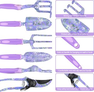 Strumenti da giardinaggio fai da te Pink per potare <span class=keywords><strong>Set</strong></span> di attrezzi da giardino borsa a secchiello per piantare vaso di fiori <span class=keywords><strong>Set</strong></span> di attrezzi da giardino - Product Image 5