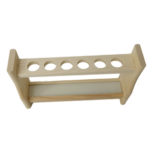 OEM personalizzabile di dimensioni Multiple 2 strati 6 fori e 12 fori espositore portaoggetti in legno spesso tubo di prova colorimetrico Rack - Product Image 3